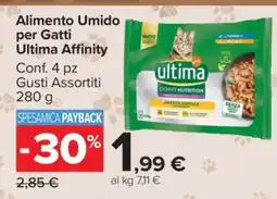 Carrefour Alimento Umido per Gatti Ultima Affinity offerta