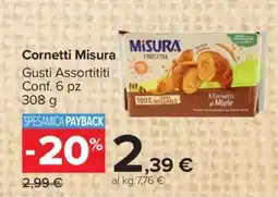 Carrefour Cornetti Misura offerta