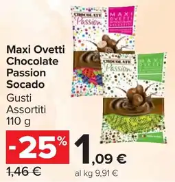 Carrefour Market Maxi Ovetti Chocolate Passion Socado offerta