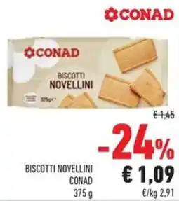 Conad Biscotti novellini CONAD offerta