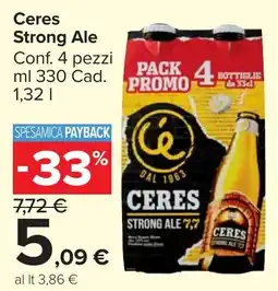 Carrefour Market Ceres Strong Ale offerta