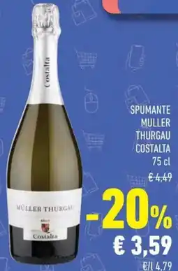 Conad Spumante muller thurgau costalta offerta