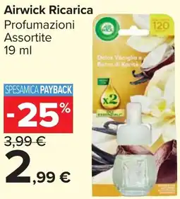 Carrefour Market Airwick Ricarica offerta