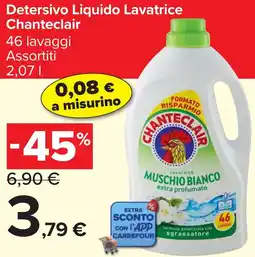 Carrefour Market Detersivo Liquido Lavatrice Chanteclair offerta