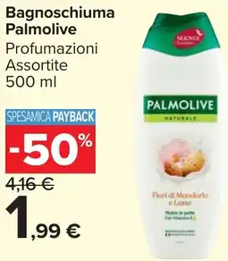 Carrefour Market Bagnoschiuma Palmolive offerta