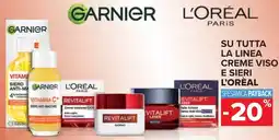 Carrefour Market Su tutta la linea creme viso e sieri L'ORÉAL offerta