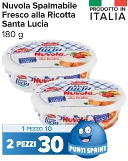 Carrefour Market Nuvola Spalmabile Fresco alla Ricotta Santa Lucia offerta
