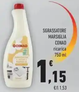 Conad Sgrassatore marsiglia CONAD ricarica offerta