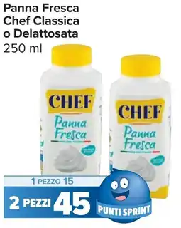 Carrefour Market Panna Fresca Chef Classica o Delattosata offerta