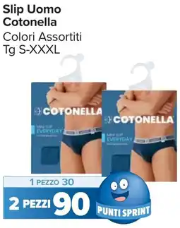 Carrefour Market Slip Uomo Cotonella offerta
