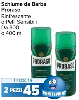 Carrefour Market Schiuma da Barba Proraso offerta