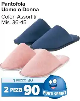 Carrefour Market Pantofola Uomo o Donna offerta