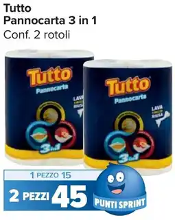 Carrefour Market Tutto Pannocarta 3 in 1 offerta