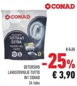 Conad Detersivo lavastoviglie tutto in1 conad 24 tabs offerta