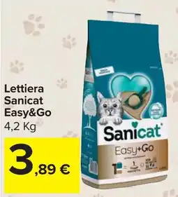 Carrefour Market Lettiera Sanicat Easy&Go offerta