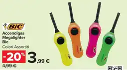 Carrefour Market Accendigas Megalighter Bic offerta