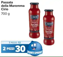 Carrefour Passata della Maremma Cirio offerta