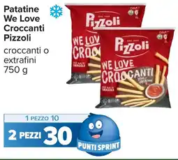 Carrefour Patatine We Love Croccanti Pizzoli offerta