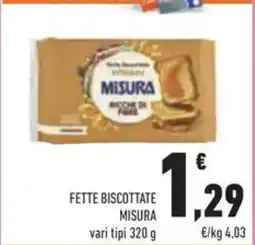 Conad Fette biscottate MISURA offerta