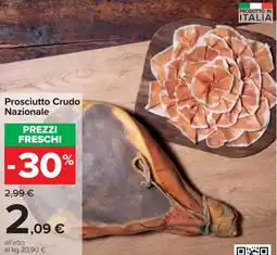 Carrefour Prosciutto Crudo Nazionale offerta