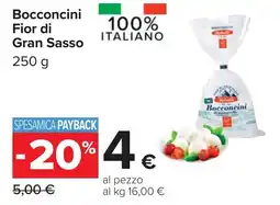 Carrefour Bocconcini Fior di Gran Sasso offerta