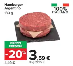 Carrefour Hamburger Argentino offerta