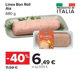 Carrefour Linea Bon Roll Aia offerta
