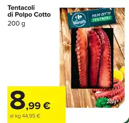 Carrefour Tentacoli di Polpo Cotto offerta