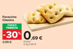 Carrefour Focaccina Classica offerta