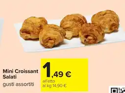 Carrefour Mini Croissant Salati offerta