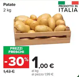 Carrefour Patate offerta