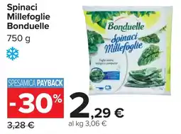 Carrefour Spinaci Millefoglie Bonduelle offerta