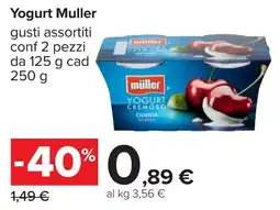 Carrefour Yogurt Muller offerta