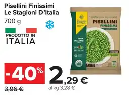Carrefour Pisellini Finissimi Le Stagioni D'Italia offerta