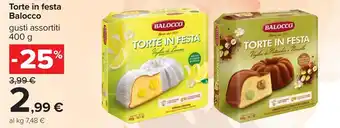 Carrefour Torte in festa Balocco offerta