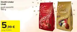 Carrefour Ovetti Lindor Lindt offerta