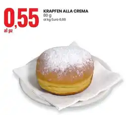 Eurospin Krapfen alla crema offerta