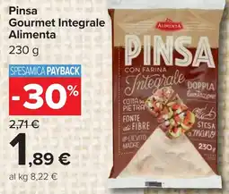 Carrefour Pinsa Gourmet Integrale Alimenta offerta