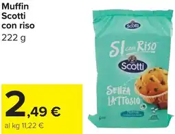 Carrefour Muffin Scotti con riso offerta