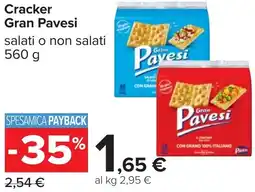 Carrefour Cracker Gran Pavesi offerta