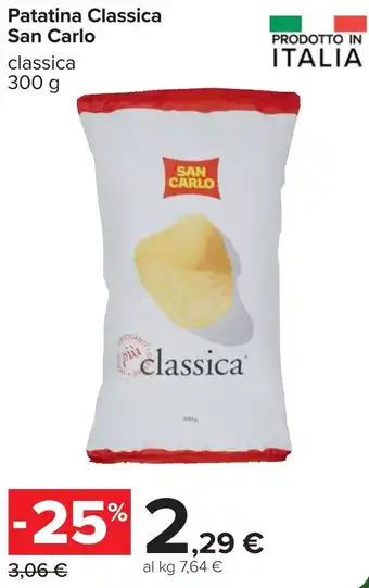 Carrefour Patatina Classica San Carlo offerta