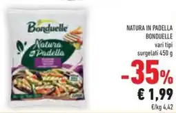Conad Natura in padella BONDUELLE offerta