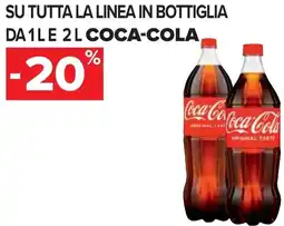 Carrefour Su tutta la linea in bottiglia da1le 2l COCA-COLA offerta