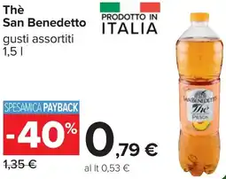 Carrefour Thè San Benedetto offerta