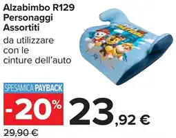 Carrefour Alzabimbo R129 Personaggi offerta