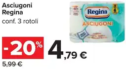 Carrefour Asciugoni Regina offerta