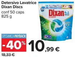 Carrefour Detersivo Lavatrice Dixan Discs offerta