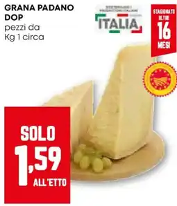 Pam Grana padano dop pezzi da circa offerta