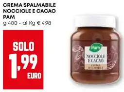 Pam Crema spalmabile nocciole e cacao PAM offerta