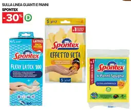Carrefour Sulla linea guanti e panni SPONTEX offerta